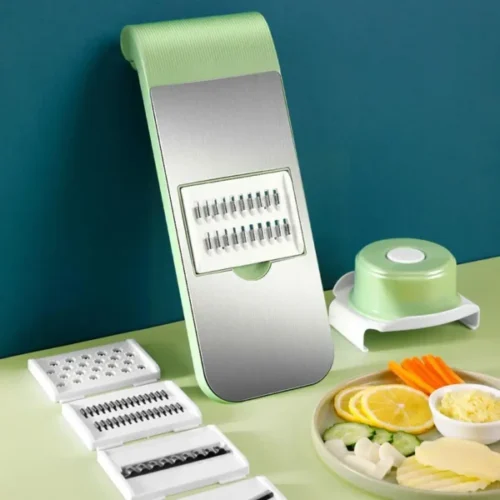 5in1-vegetable-cutter-stainless-steel-multifunctional-grater-for-vegetables-slicers-shredders-peeler-random-color-2 - 3